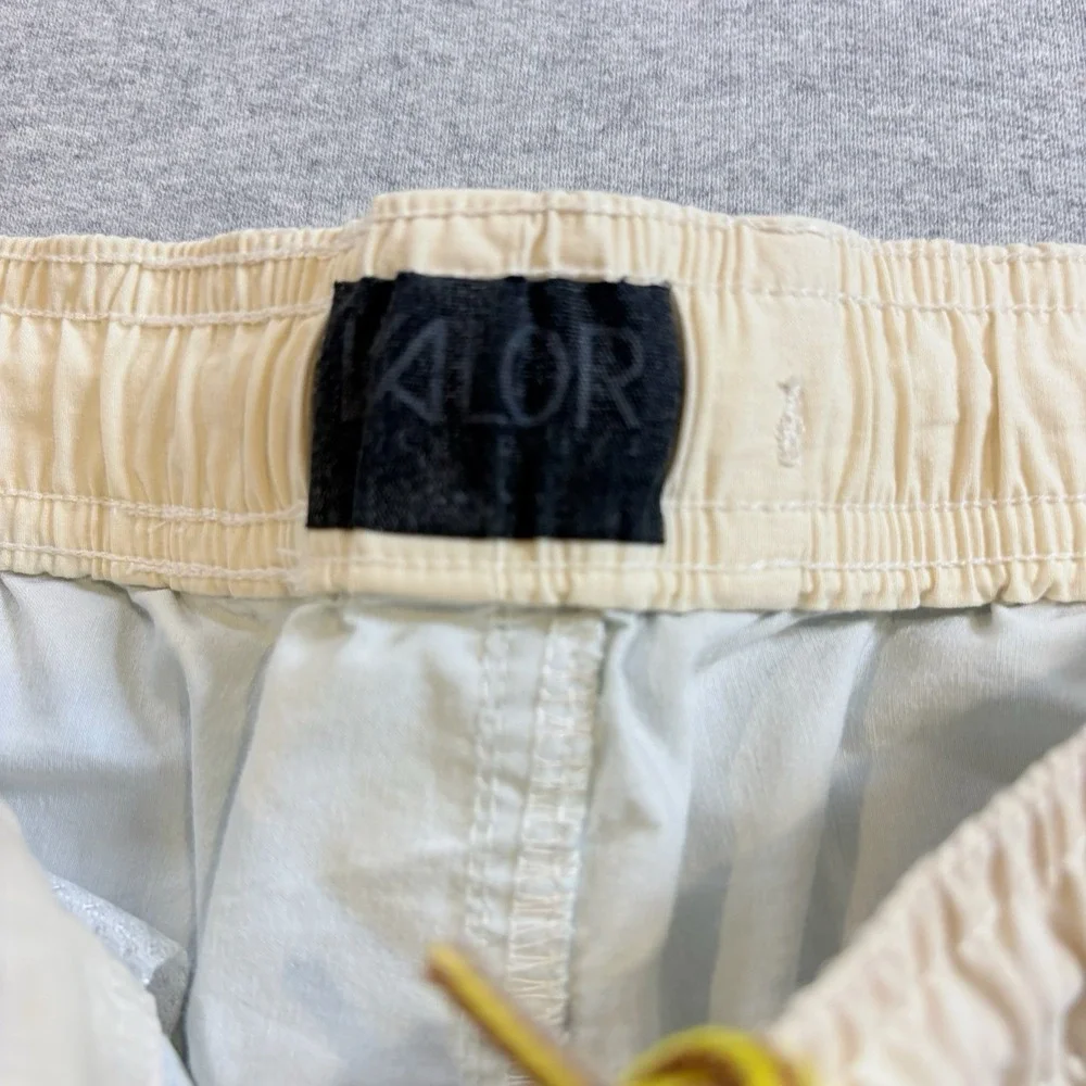 Valor Collective Boys L Swim Trunks Drawstring Striped Board Shorts